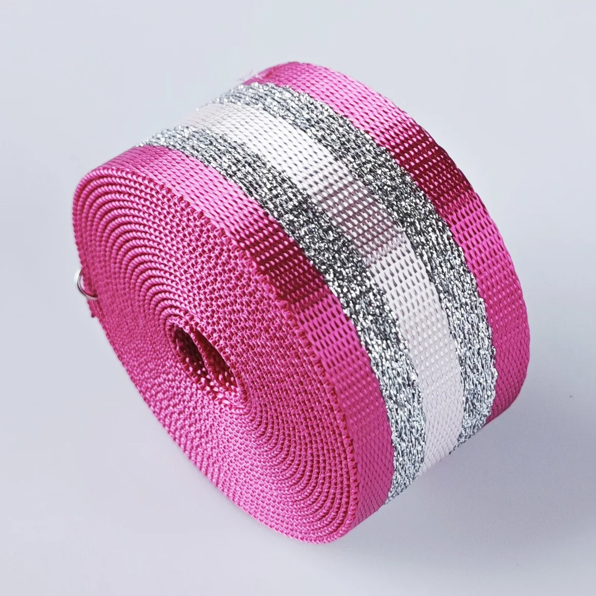 3 Yard 1,5 inch/3,80 cm Lurex Strip Jacquard Nylon Webbing Band voor Handtas DIY knutselen