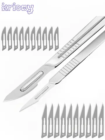 Carbon Steel Surgical Scalpel Blades+Handle Scalpel DIY Cutting Tool PCB Repair Animal Surgical Knife Dropshiping Surgical Knife