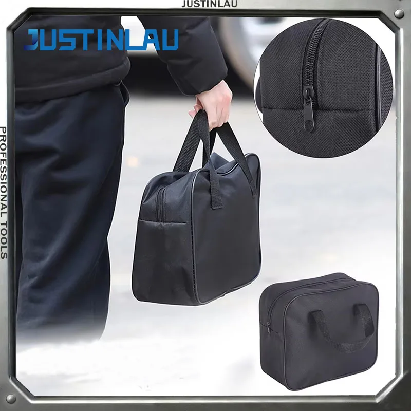 JUSTINLAU 1PC Electric Tool Handbag Car Air Pump Travel Oxford Cloth Tool Kit Electrician Hardware Portable Thickened Repair Bag