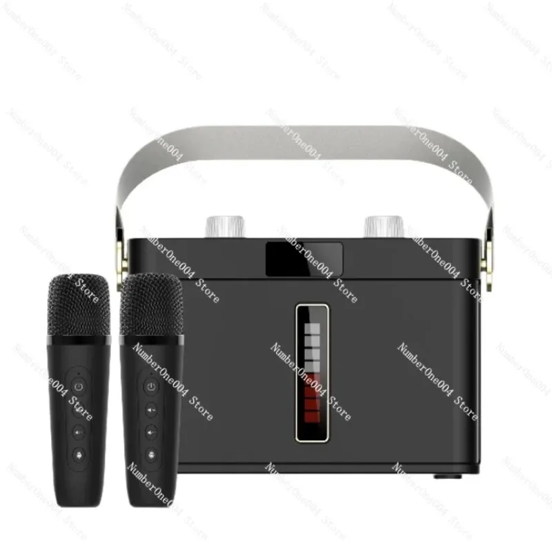 

Outdoor Bluetooth Speaker Karaoke Dual Mic Portable Waterproof for Teaching Meeting Party
