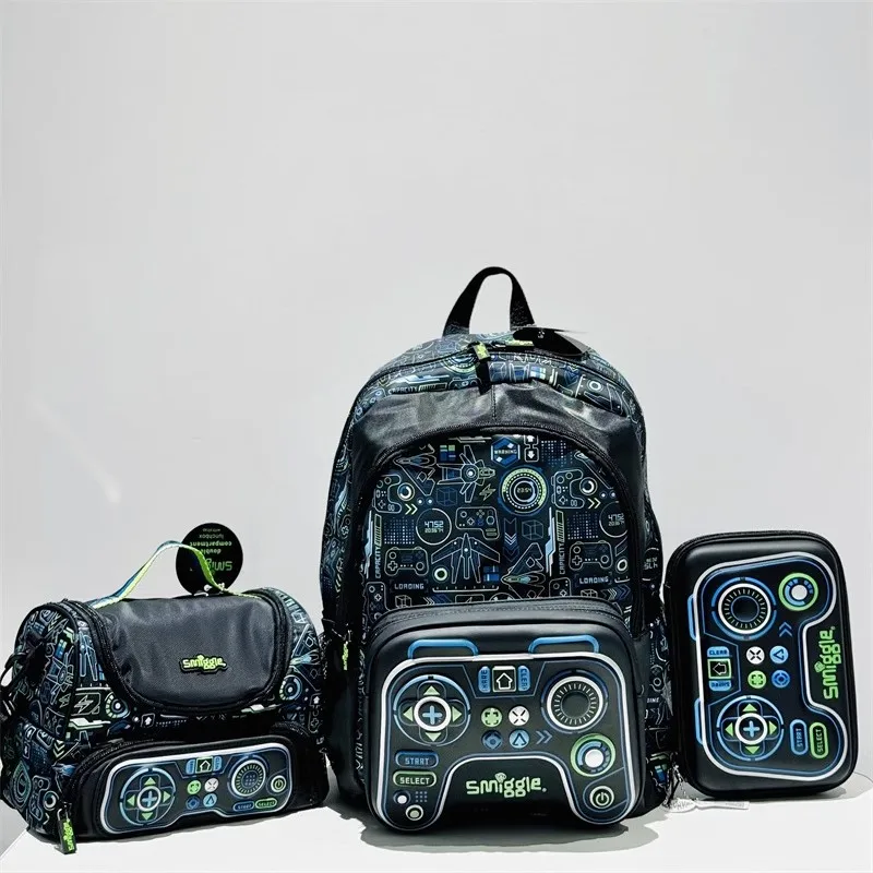 

Australian Student Large Capacity Boy Stress Relieving Lightweight Backpack Leisure Bag Pencil Case Lunch Bag Set