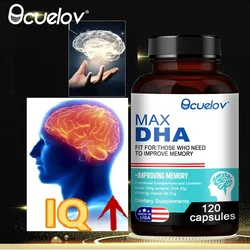 Bcuelov MAX DHA - Supports Brain Health and Cognitive Function, Improves Focus & Intellectual Thinking