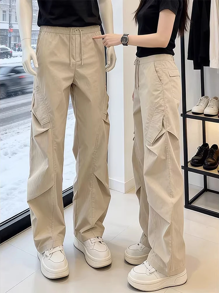 

American Sle Paratrooper Workwear Pants Men's Thin Qui Dry Loose Straight Cleanfit Casual Sports Pants
