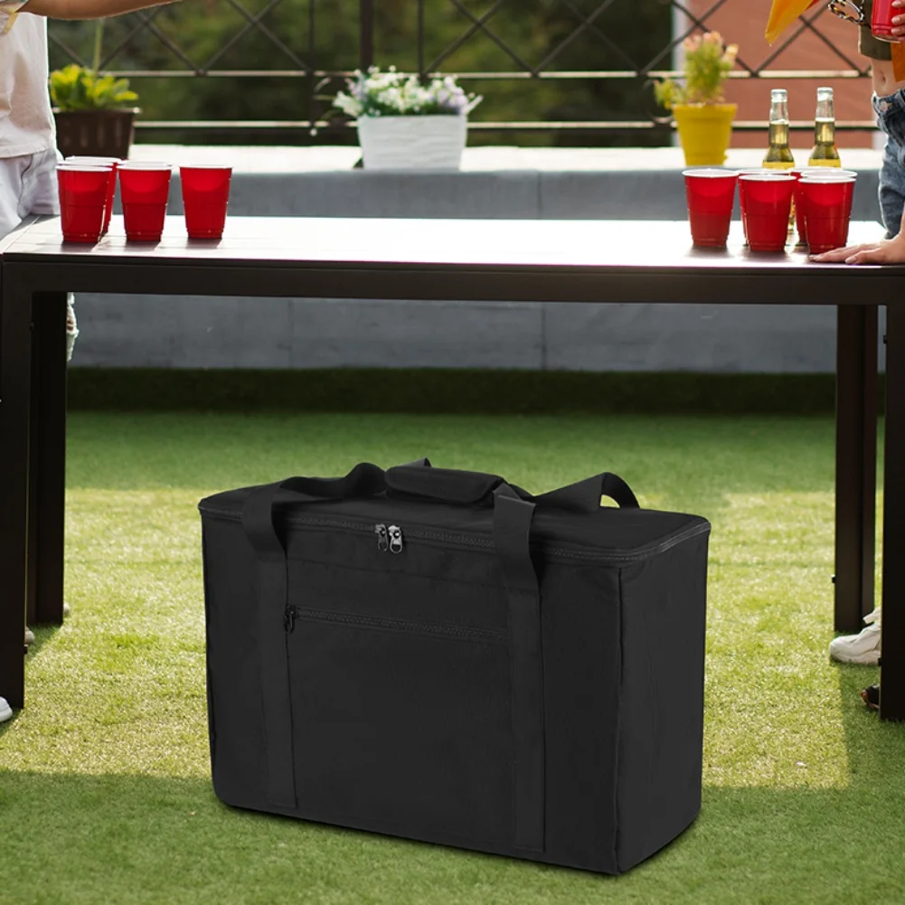 Nylon Tote Bag for 56 Large Tumbling Timber For Wooden Blocks Carry Case with Convenient External Storage Pockets