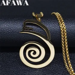 Dai Ko Myo Stainless Steel Pendant Necklace Women/Men Gold Color Master Reiki Symbol Necklaces Jewelry gargantilla N4127S02