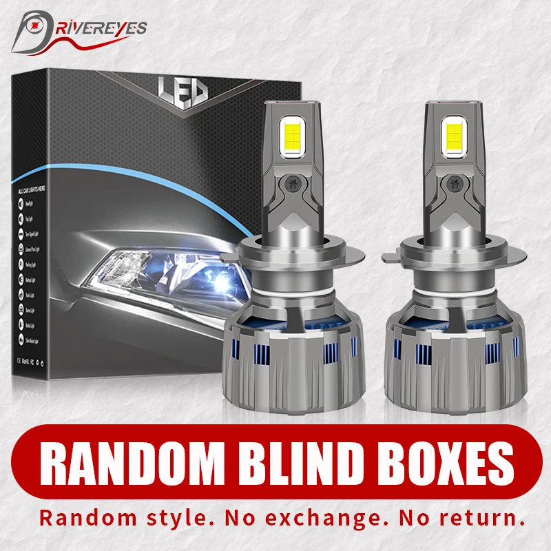 Blind Box Mystery Box H1 H4 H7 H8 H9 H11 9005 9006 HB3 HB4 9012 LED Headlight D1S D1R D3S D3R 1:1 HID Car Light Random shipment