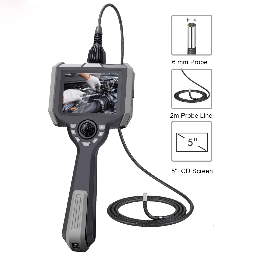 VSNDT Factory Direct Sales 2-way Articulating Boroscopio Industriale Scan Automotriz Profesional Videoscope Inspection Camera