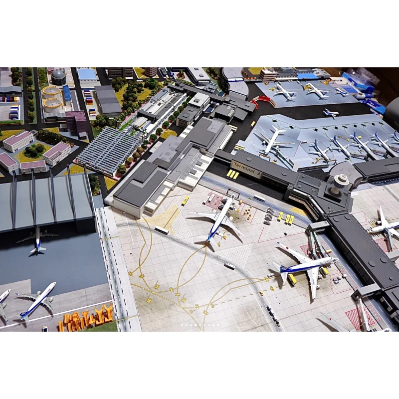 

1:400 Airport Runway Pad For Civil Aviation Aircraft Airplane Airways Parking Positions On The Apron Mouse Pad Airport Scene