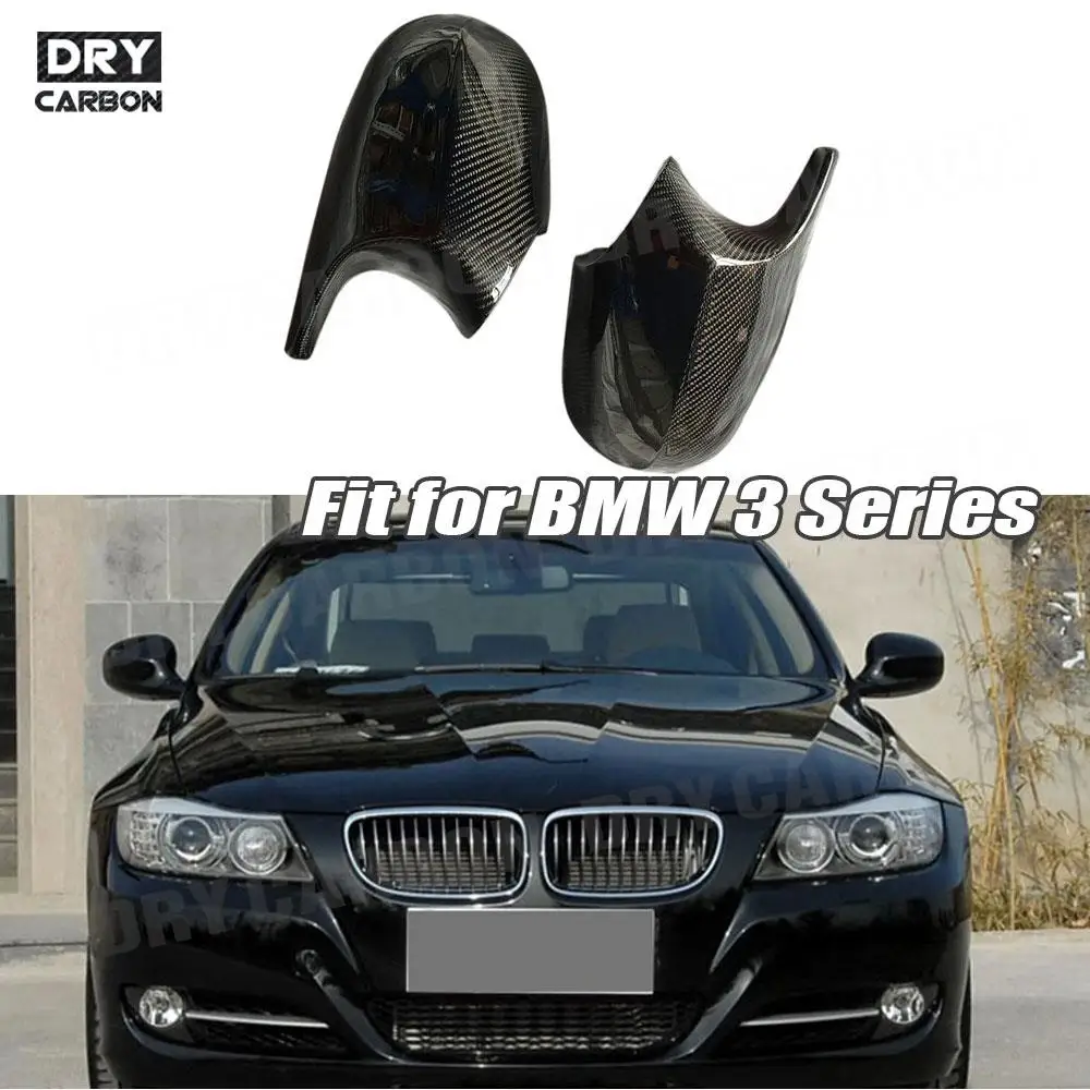 

Car Mirror Accessories for BMW 3 Series E90 2008 2009 2010 2011 Carbon Fiber Side Rearview Mirror Cap Trim Shells ABS Body Kits