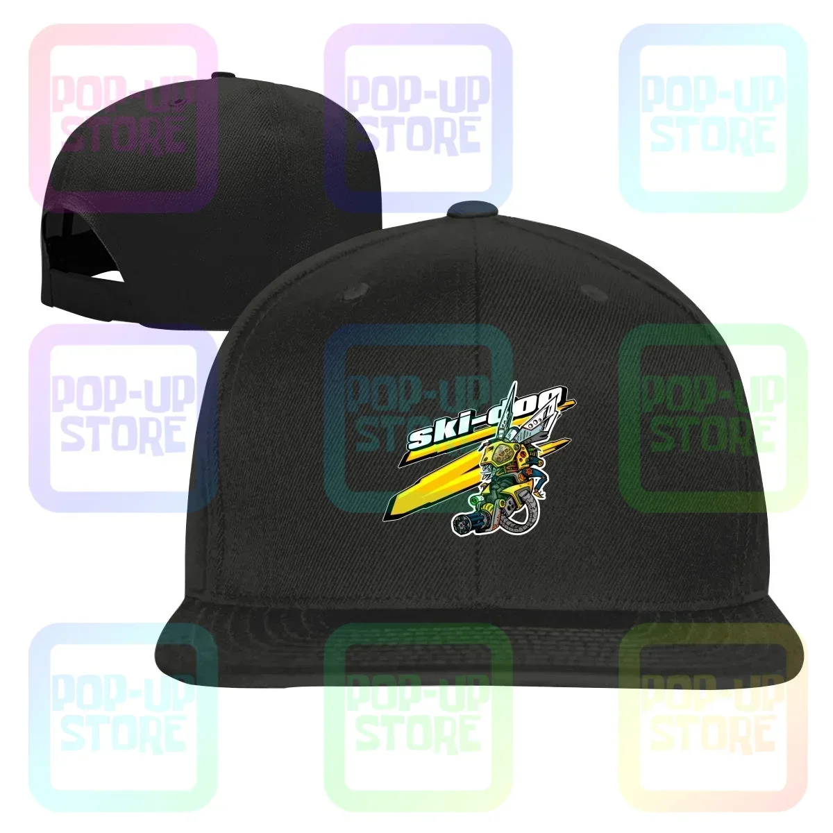 Ski Doo Ski Doo Logo Snowmobiles Snow Mobiles Snapback Cap Baseball Caps Funny Outdoor Best Quality