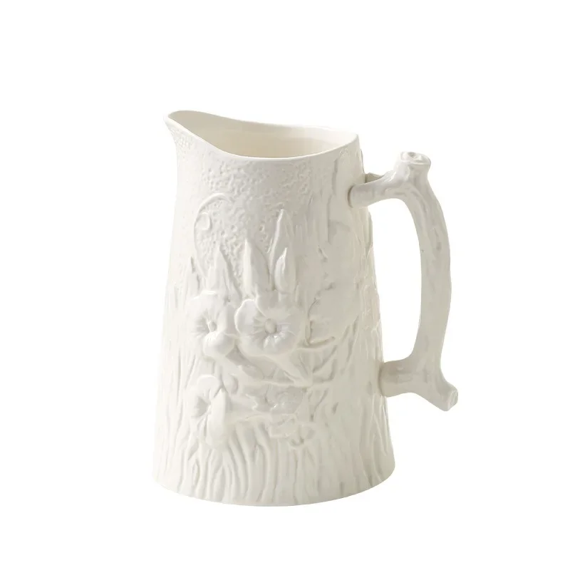 

Retro ceramic hydroponic vase household European vase tabletop ornament handicraft French living room flower arrangement