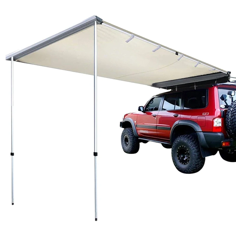 New Outdoor Car Side Tent Car Silver Pastebrushing Sky Screen Sunshade Side Tent Rainproof and Sun Protection Camping