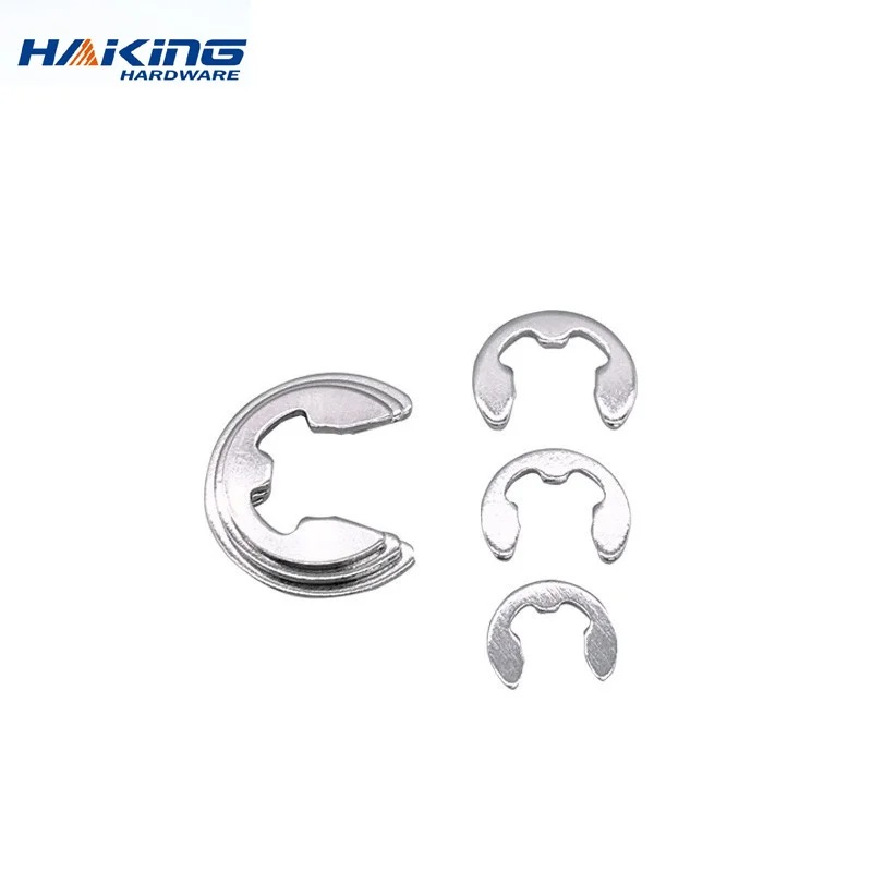 10-100pcs E clip circlip washer 304 stainless steel m1.2 m1.5 m2 m2.5 m3 m4 m5 m6 m7 m15 external retaining ring clip for shaft