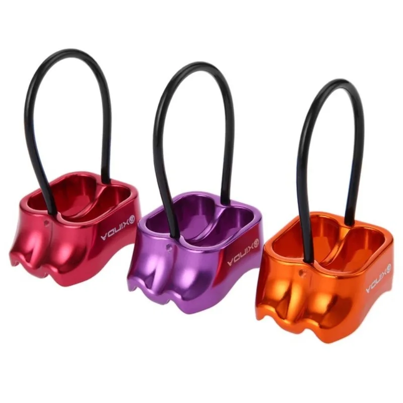 אלומיניום 25kn מקצועי rappel atc מכשיר belay היורדת ציוד טיפוס הרים