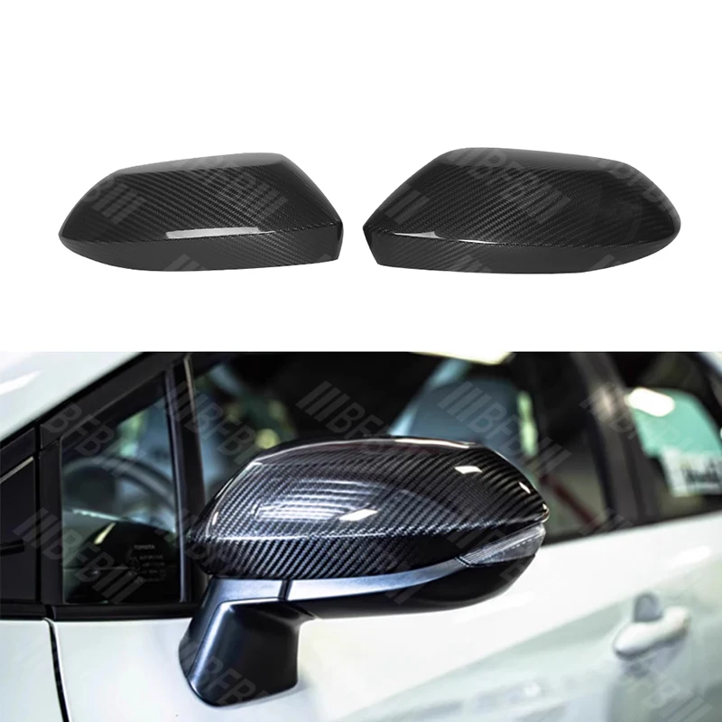 

For Toyota Yaris 2025 Dry Carbon Car Rearview Mirror Cover Side Rearview Mirror Caps Accessories