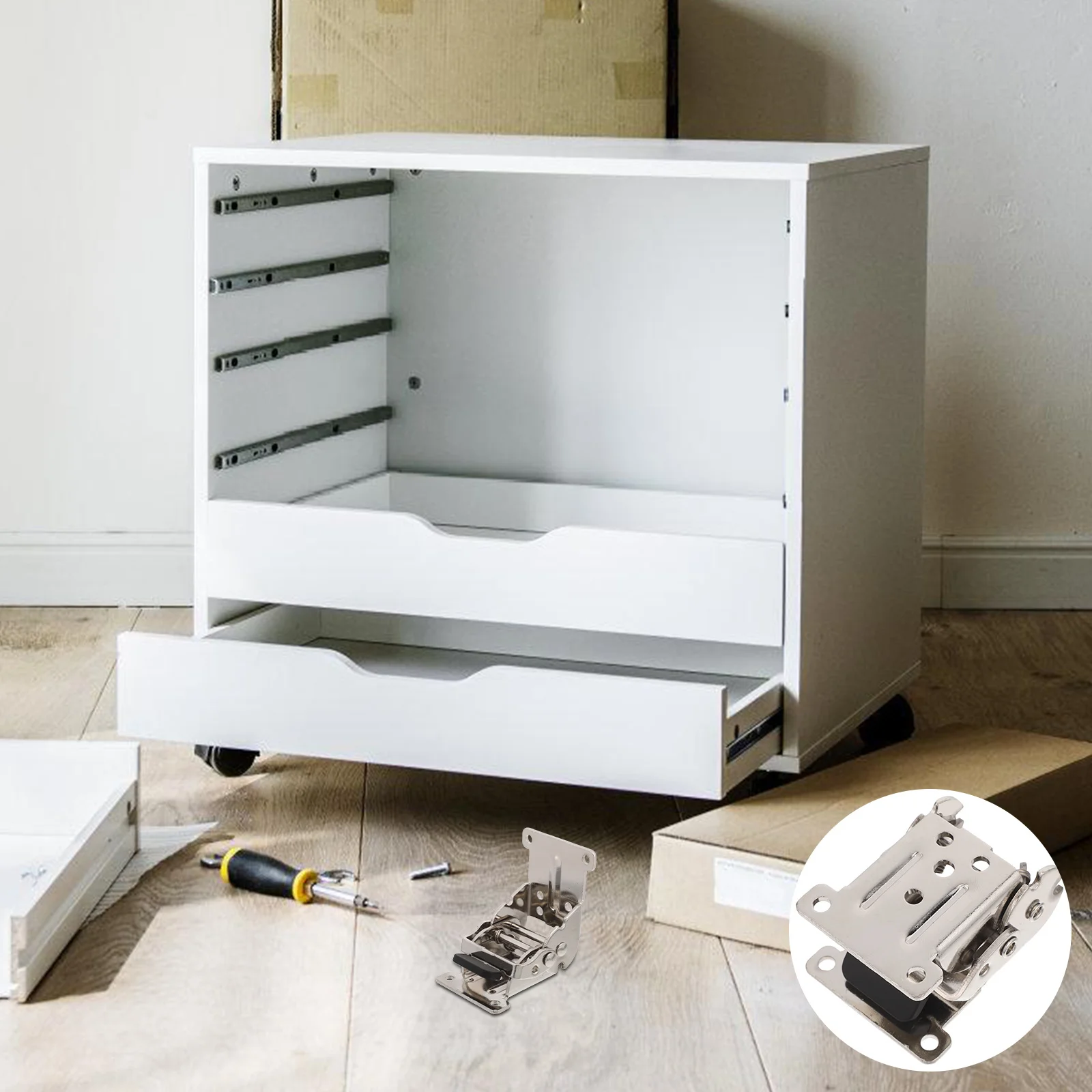 

3Pcs Furniture Locking Hinges Folding Brackets Self-Lock Heavy Duty Foldable Table Leg Support Cabinet Desk Hardware