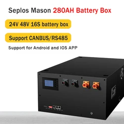 Seplos 24V/48V MASON DIY Unit (Suitable 280Ah Cell)LiFePo4 Battery Case BOX Stack Type Without Cells 280Ah DIY Kit Box