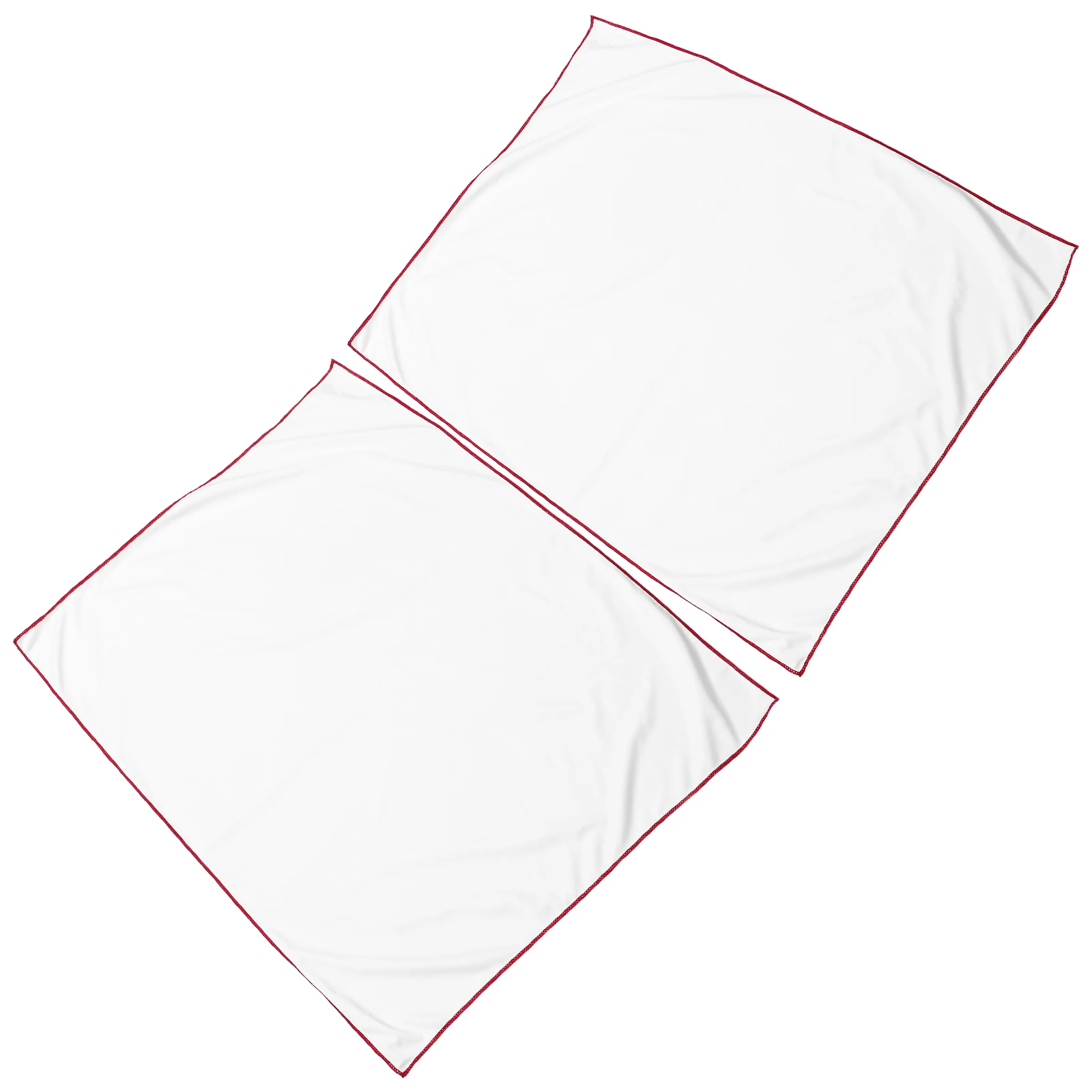 

2 Pcs Professional Glass Wiper Camera Lens Cleaning Cloth Glasses White Glassware Rag