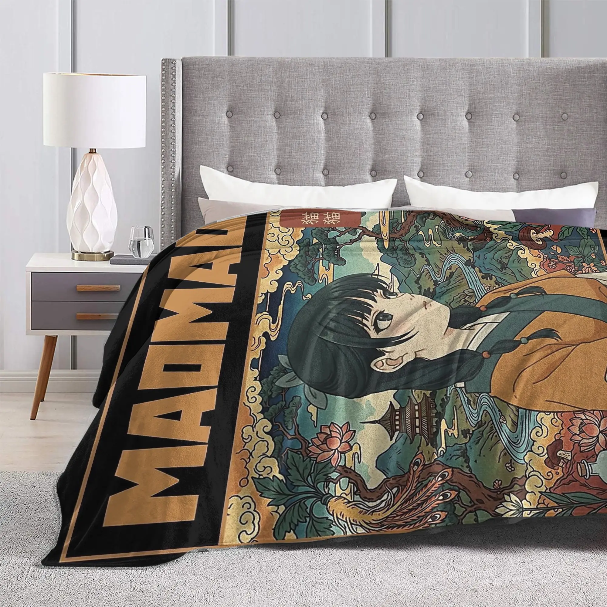 薬屋日記猫猫ぬいぐるみブランケット子供用フランネルスローブランケットホームデコレーション暖かい柔らかいカスタマイズされた高品質ベッドスプレッド