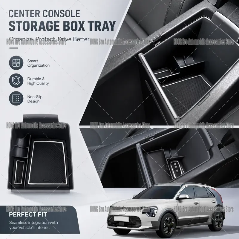 per-kia-niro-sg2-2022-2026-vassoio-organizer-per-console-centrale-con-scatola-portaoggetti-per-bracciolo-accessori-interni-ricambi-auto