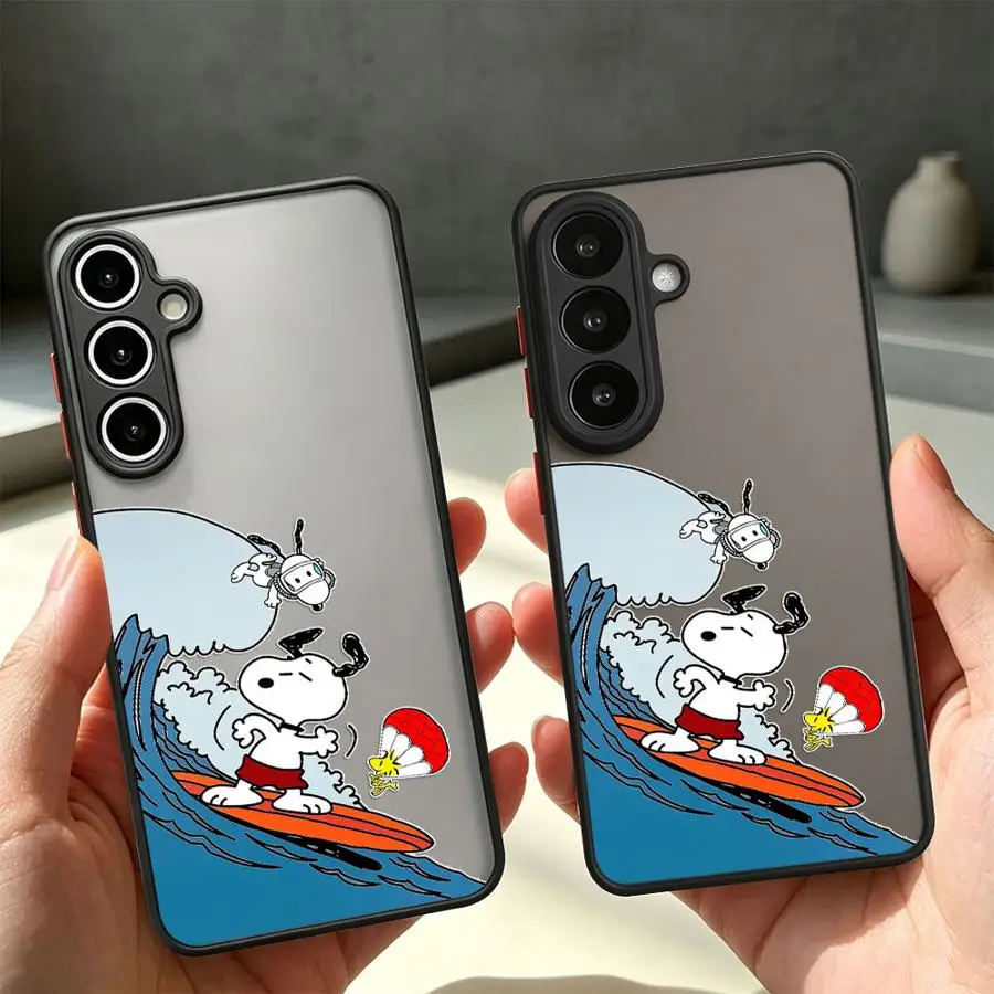 Case for Samsung Galaxy A16 A15 A34 A36 A17 A52 A52S A72 A56 A55 A73 A57 A37 A54 A14 A23 A53 Phone Cover S-noopys Surfing