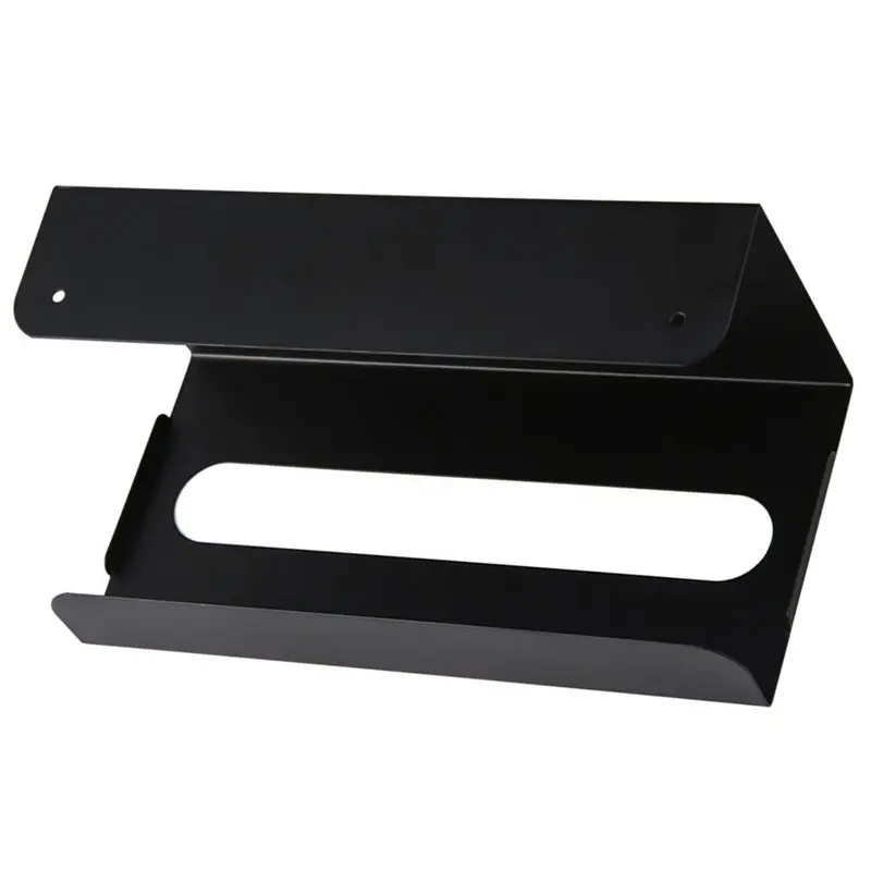 

A76X-Tool For Kitchen Cabinet Door Compatible Space-Saving Tissue Holder Hanging Storage Rack No Drilling Required For Kitchen