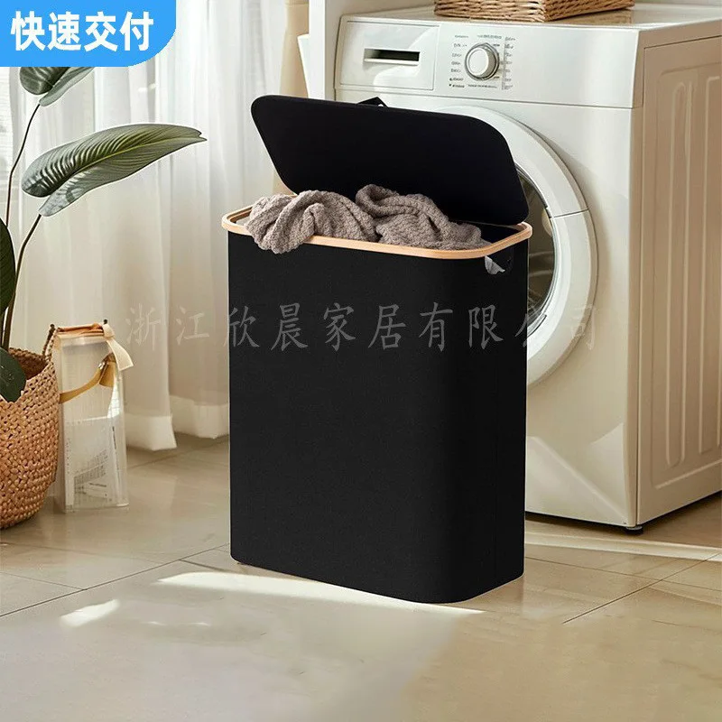 Household toy snack storage bucket, fabric dirty clothes basket, folding classification, laundry bag