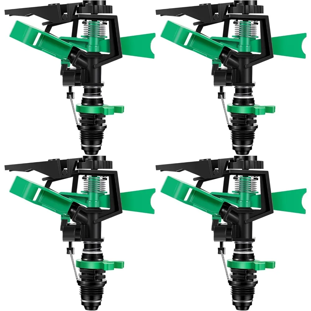 

1/2 inch plastic impact sprinklers heads adjustable 0-360 degree pulsating oscillating watering sprinkler head for garden law gr