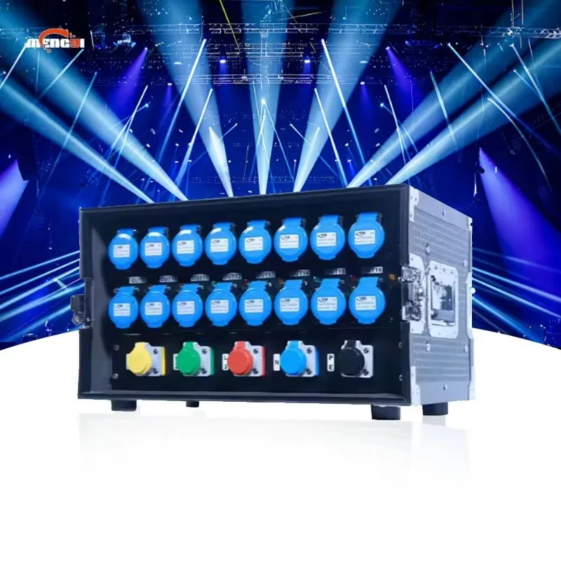 

16Ch Output Stage Power Distribution Box Disco Dj Party Light for Night Club Led Rgb Lamps