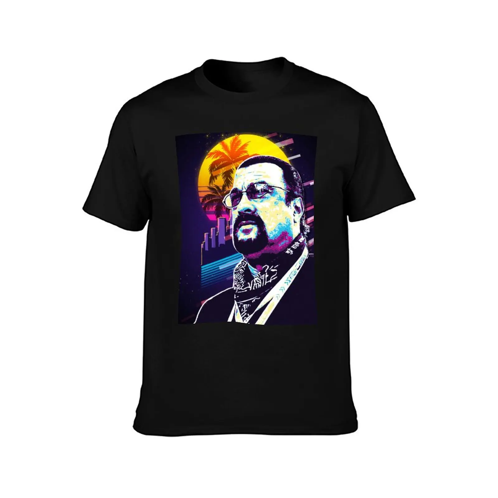 Steven Seagal T-Shirt Quick Dry Training Short Sleeve Tee T-Shirt