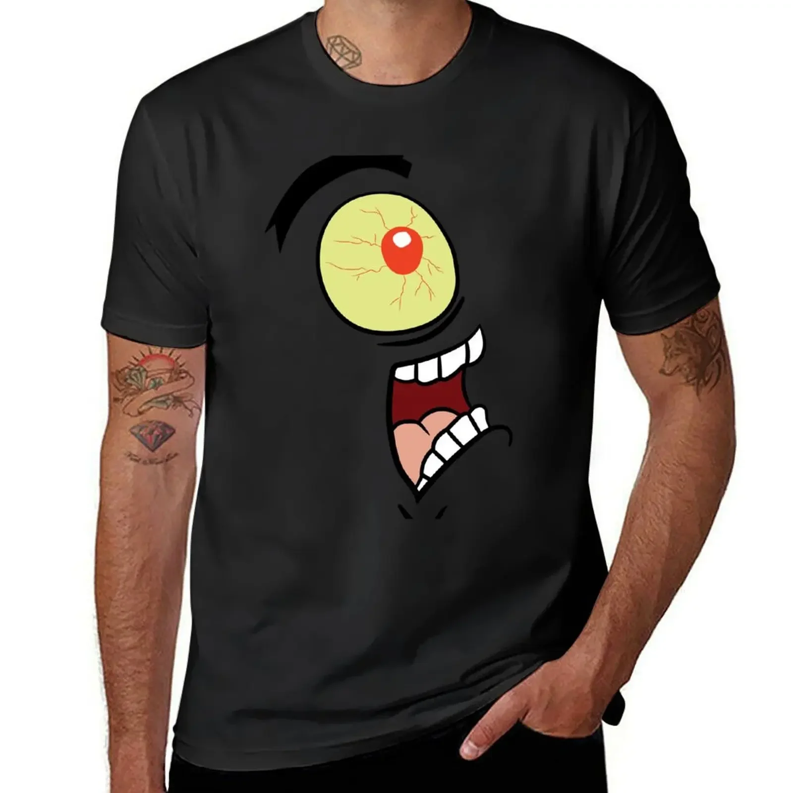 

Shock, Horror, Plankton T-Shirt topping clothes cute clothes blanks mens t shirts top quality