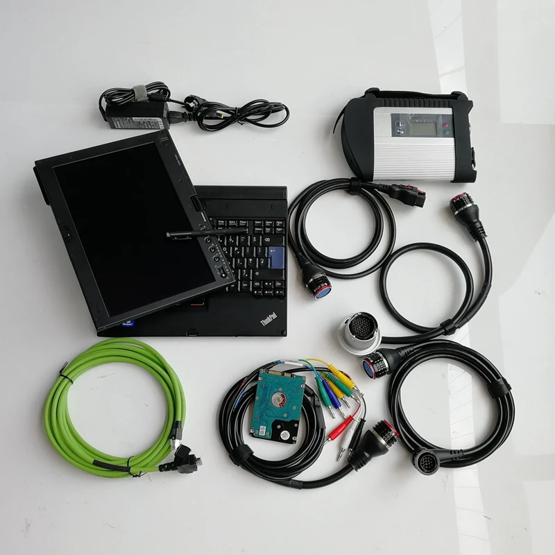 

2023.12V Diagnose Scanner MB Star C4 Connect With Cables Diagnostic Tool with 90% new Laptop X200T HDD for Maintenance Technican