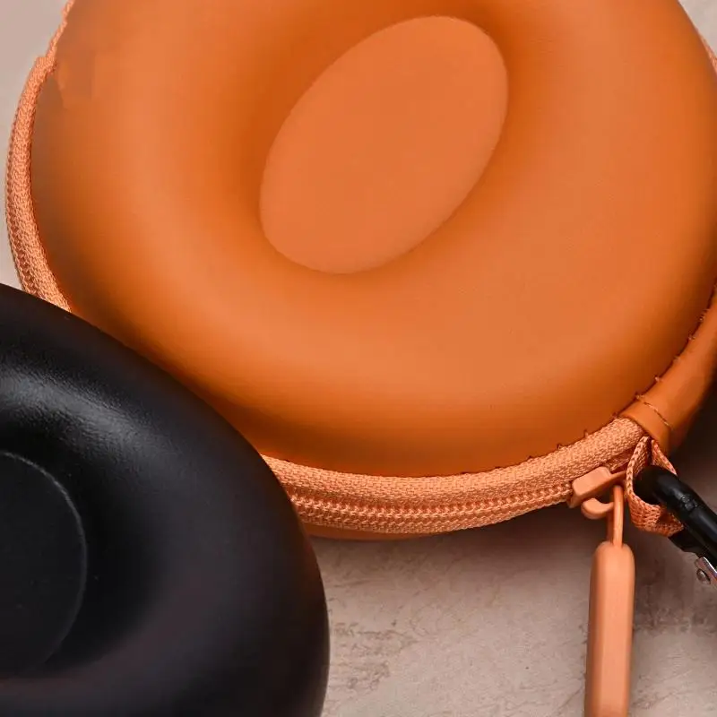 Round Anti-Drop Leather Watch Storage Box Lightweight Portable Watch Organizer for Daily Home Storage Travel Trip