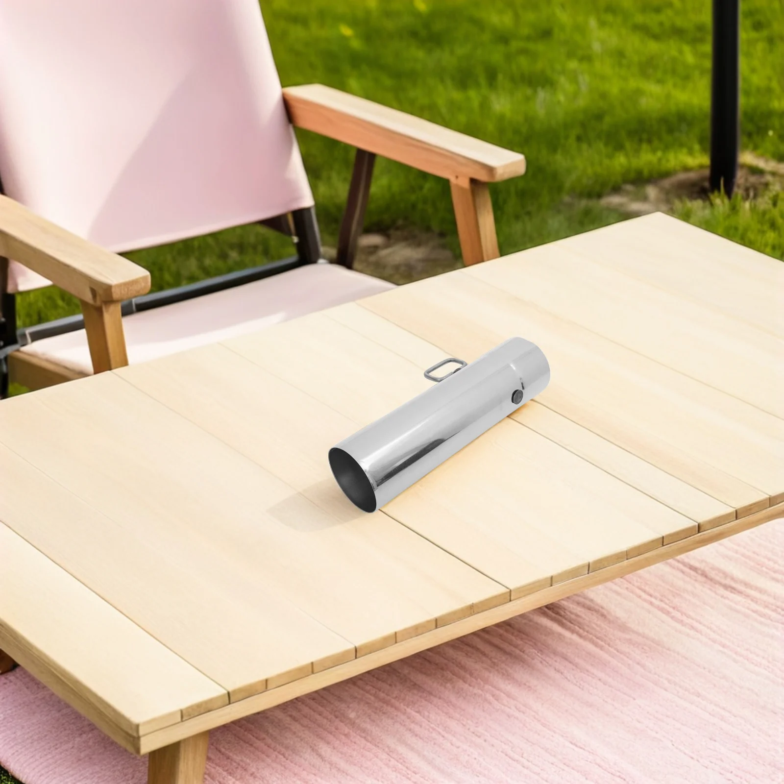 

60Mm Efficient Stainless Steel Stove Pipe Fire Prevention Damper for Camping Tent Chimney Exhaust System Accessories