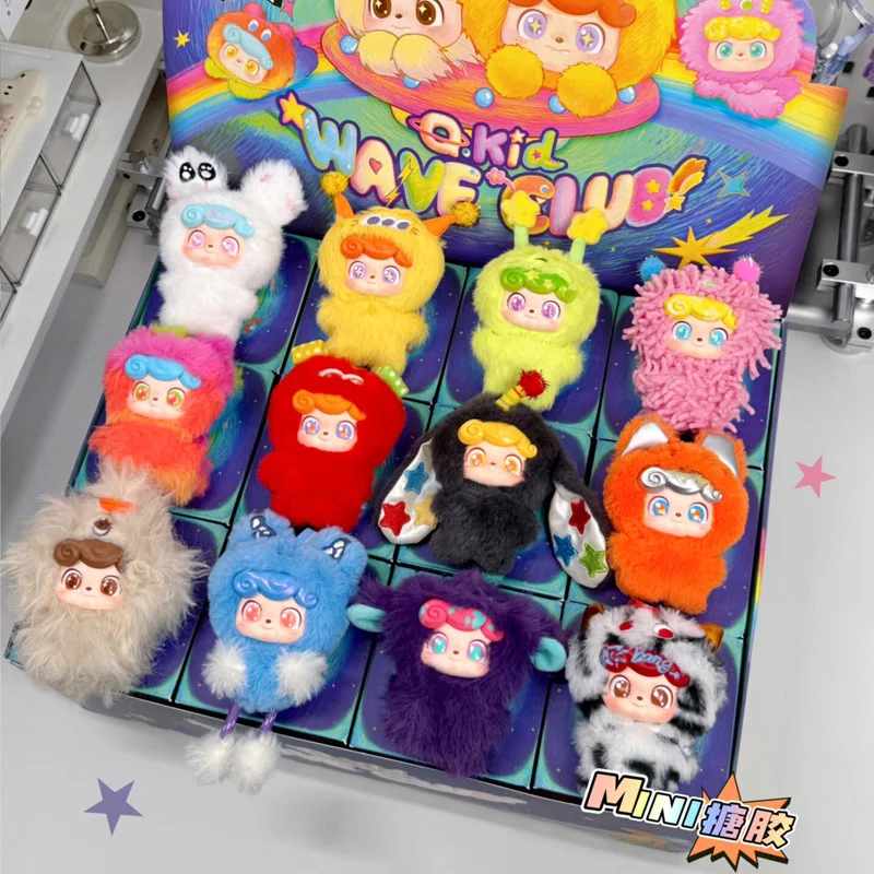 

Q.kid Wave Club Series MINI Blind Box Модные игрушки Симпатичные аниме-фигурки Украшения Mystery Box Подвеска Куклы Коробка-сюрприз Рождественские подарки