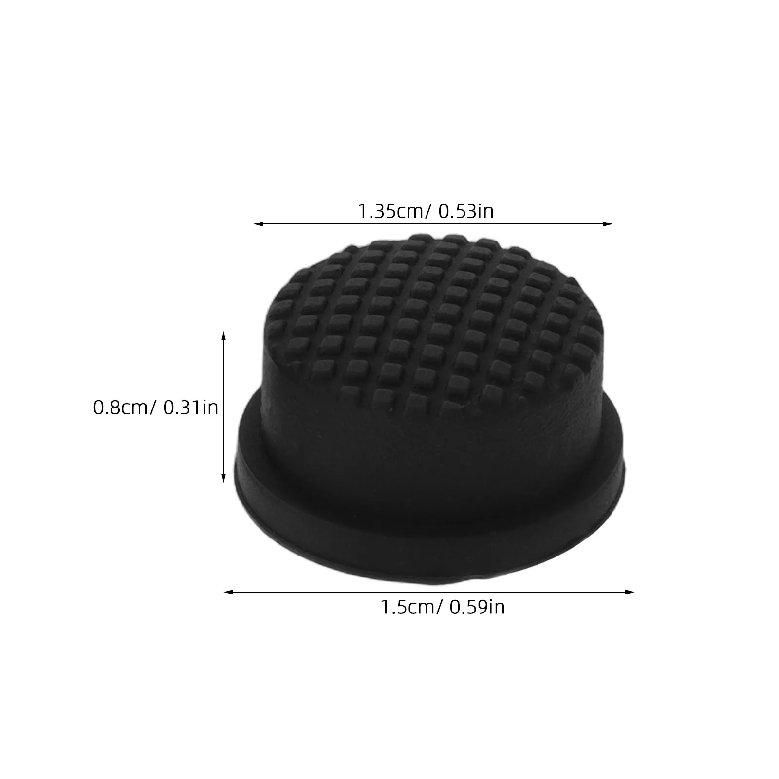 2Pcs Waterproof Rechargeable LED Flashlight Switch Cap Rubber Soft Boot Cover Push Button Replacement for Handheld Torch Camping - view 4
