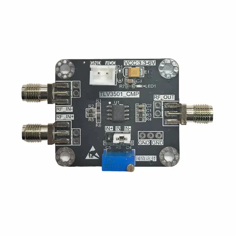 TLV3501 High Speed Voltage Comparator Module 4.5ns Rail-to-Rail Output Non-Inverting Inverting Comparator Board