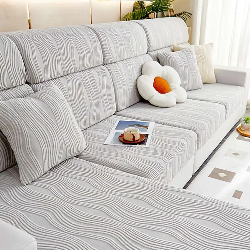 Modern Modular Sofa Cushion Slipcover L Shaped Corner Couch Covers Armchair Chaise Lounge Sofa Mattress