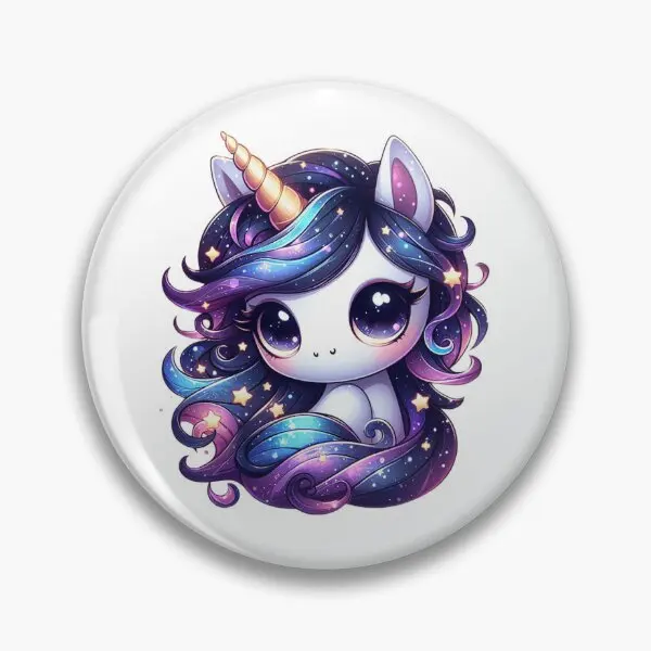 Cute Baby Unicorn Magical Creature Beaut  Soft Button Pin Fashion Jewelry Hat Metal Decor Brooch Lapel Pin Clothes Badge Cartoon