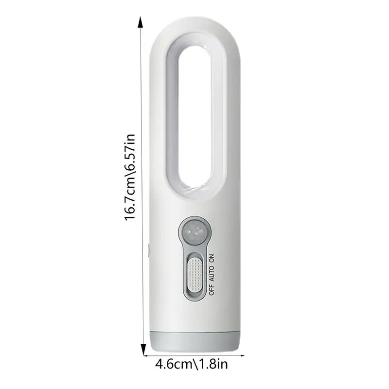 2 In 1 LED Motion Sensor Night Light Portable Flashlight With Dusk To Dawn Sensor For Bedroom Bathroom  Reading Camping