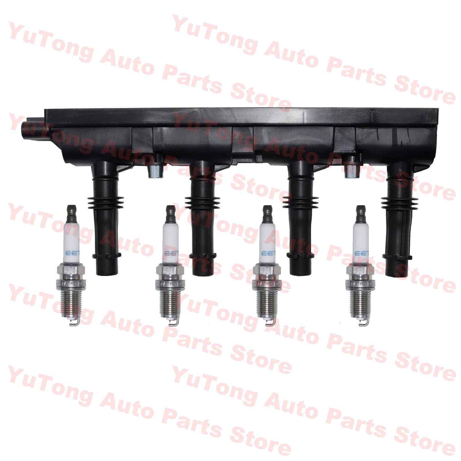 For Opel Corsa D 1.4 Meriva B Adam M13 Mokka Vauxhall Astra J Chevrolet Cruze Trax Orlando 2015 Ignition Coil & Spark Plugs Kit