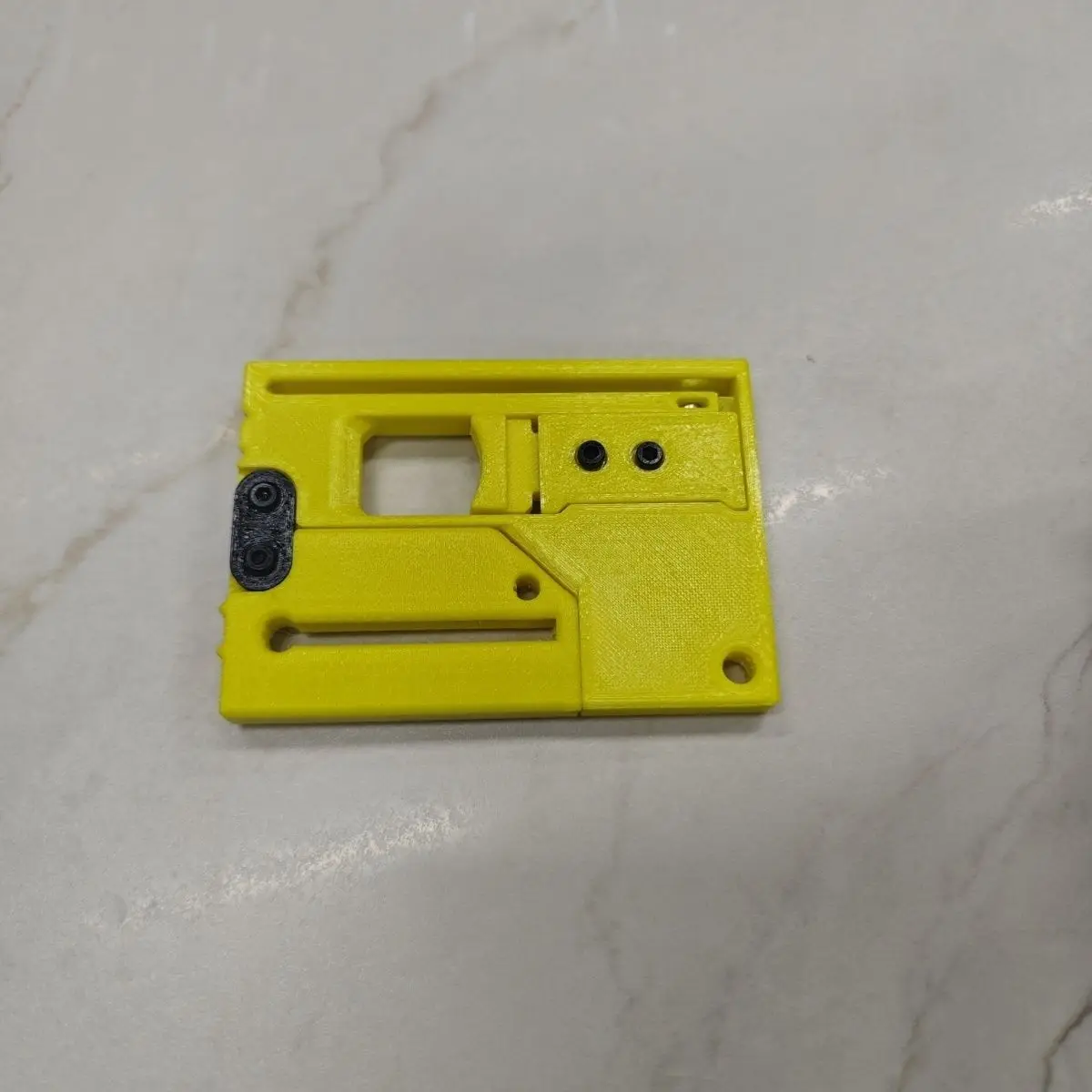 EDC portable folding pocket mini 3D printed foldable card  lightweight deformation decompression toy