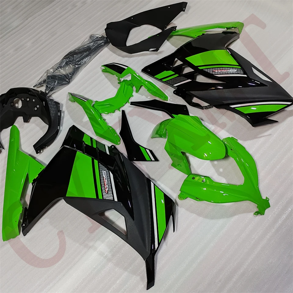 دراجة نارية هيكل السيارة الهدايا المجمعة ل Ninja300 2013-2017 الجسم القلنسوة Fairings النينجا 300 ZX-300 EX-300 13-17 غطاء بلاستيكي ملحق #3