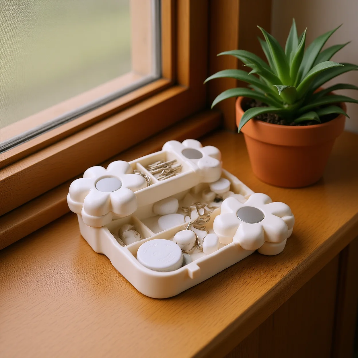 Travel Pill Case Cute Paw Pill Box Portable Pill Organizer Moisture Proof For Travel Office Workers Seniors