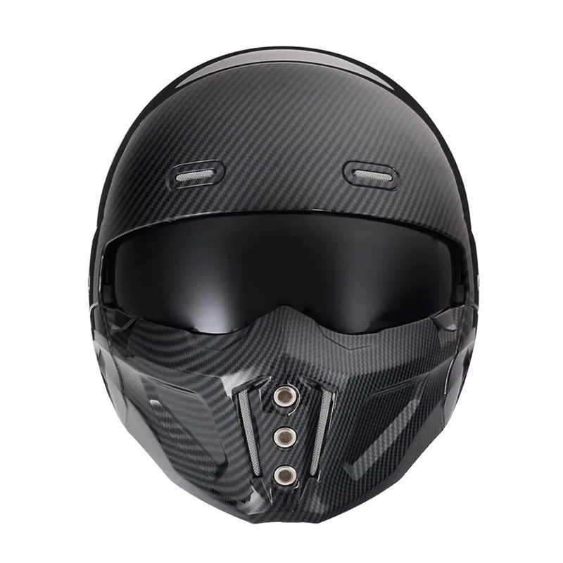 

High quality ABS classic combination retro full face helmet, for Harley motorcycle and cruise motorcycle protection helmets