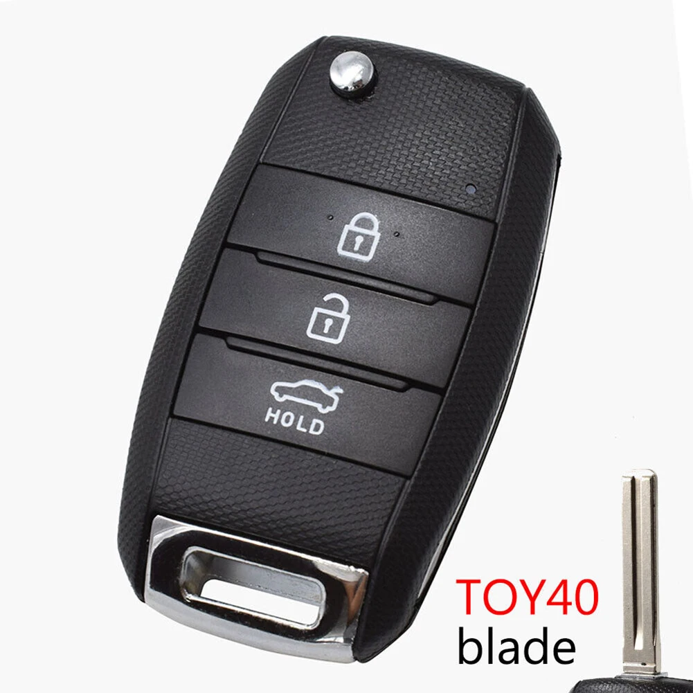 3 Button Remote Case  Car Key Shell For Kia  For Sportage Sorento Rondo For Rio/ Soul Automobile Key Protection Shell