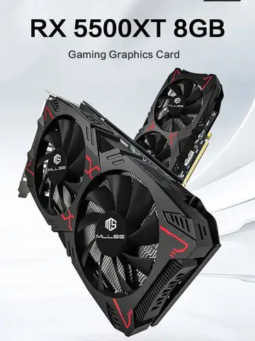 MLLSE AMD RX5500XT 8G Gaming Graphics Card 8GB 128Bit GDDR6 PCI-E 4.0×8 GPU Radeon rx5500xt 8gb game Video Cards Placa de vídeo