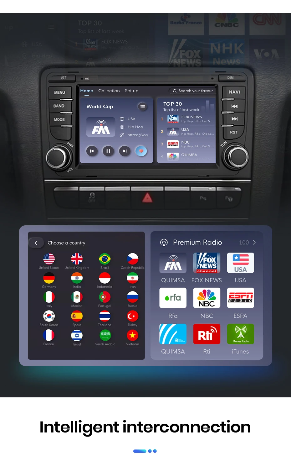 Junsun 7 Zoll Autoradio für Audi A3 8P S3 RS3 2003-2012 CarPlay Android Auto FM RDS DSP BT GPS Navi SWC HD IPS Touchscreen Plug & Play Multimedia-Player Freisprecheinrichtung Original-Autostil-Haupteinheit – Detail 22