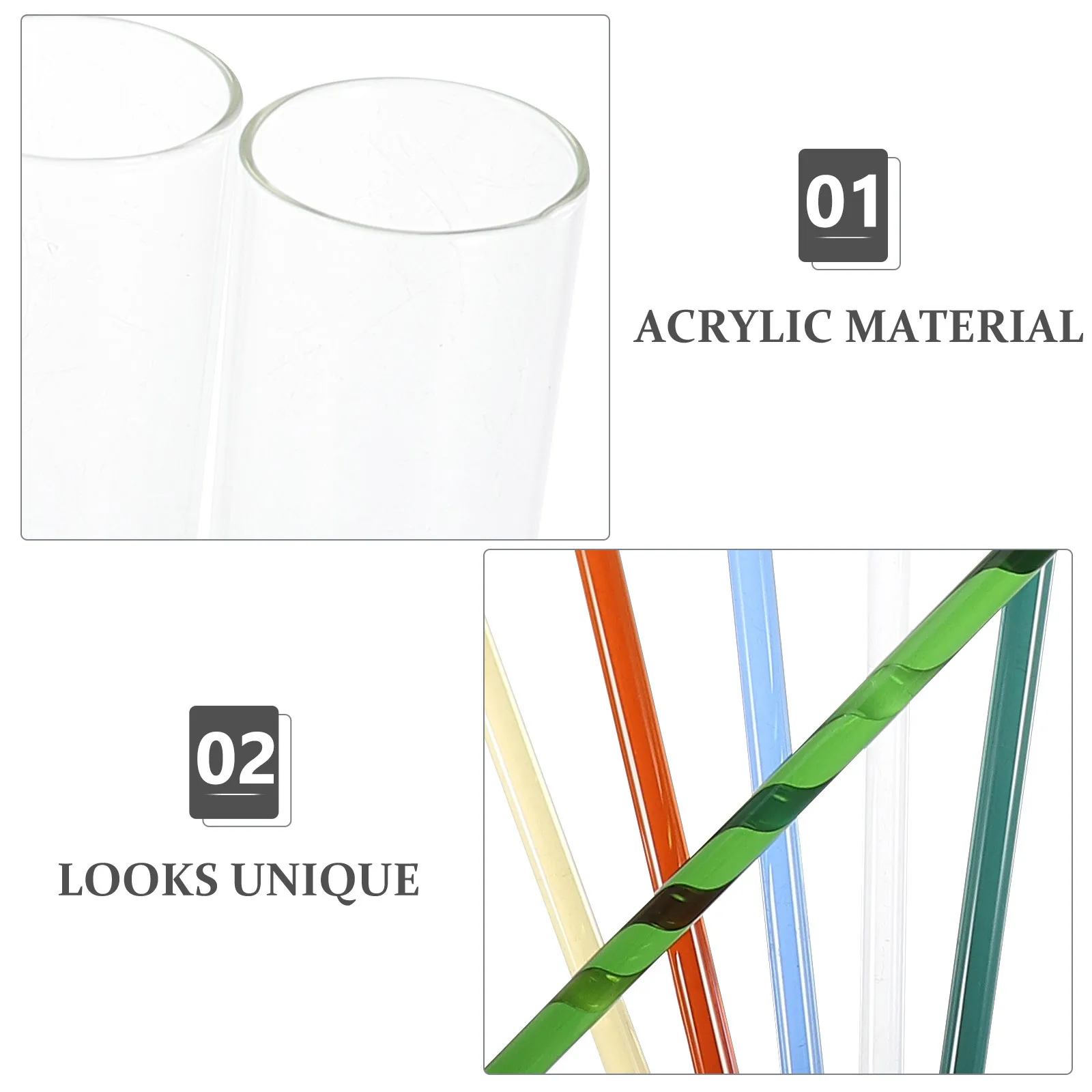 6Pcs Cup Acrylic Wine Goblet Creative Design Comfortable Touch Suitable for Wine Whiskey Beverage Party