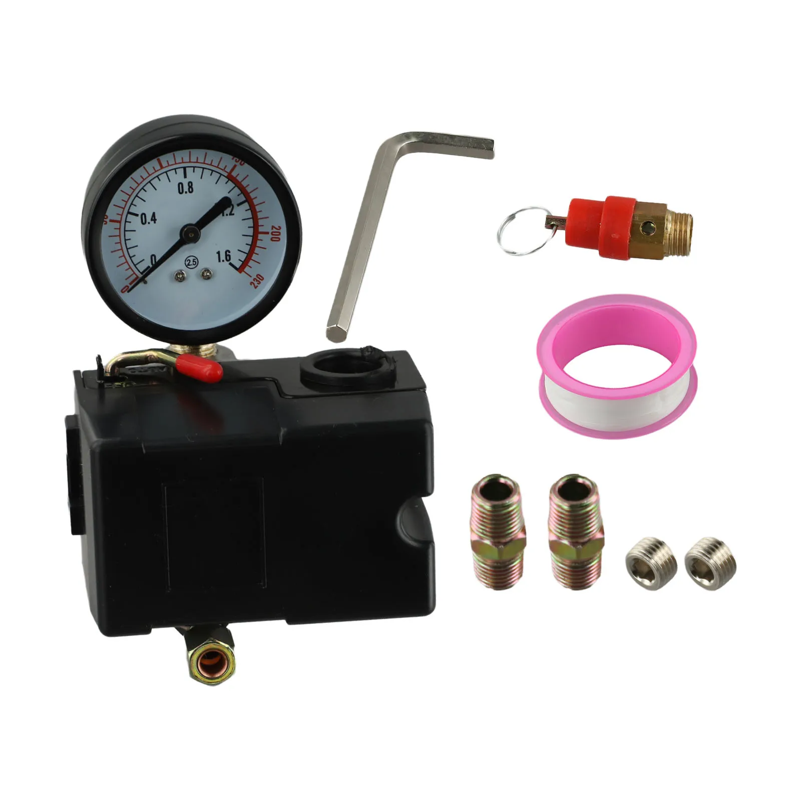 

Прочный встроенный воздушный компрессор, переключатель давления, регулирующий клапан, последовательная производительность, диапазон напряжения 110 В, 240 В